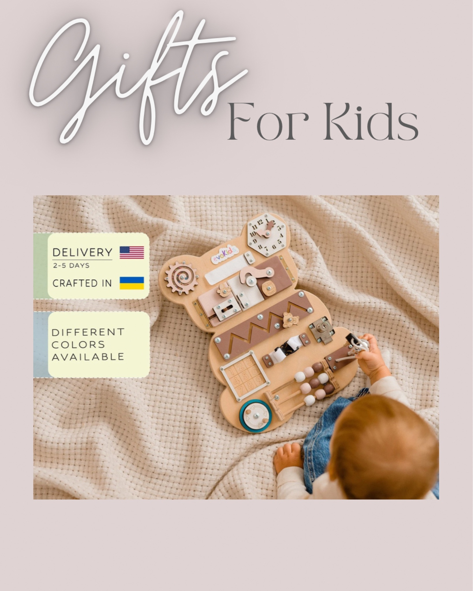 Gift ideas for kids from Etsy! 
| Etsy | Etsy gifts | personalized gifts | wood toys | kids toys | toys | personalized toys | monogram | custom gifts | Christmas | Christmas gifts | gifts for toddler | gifts for girls | gifts for baby | gifts for boys | gifts for children | gift guide | 2022 gift guide | holiday | holiday gifts | wooden toys | personalized puzzle | best Christmas gifts for kids | birthday gifts | nursery | Montessori | busy board | sensory | 
#giftguide #etsy #baby #kidstoys
#LTKbaby

#LTKkids #LTKGiftGuide #LTKHoliday