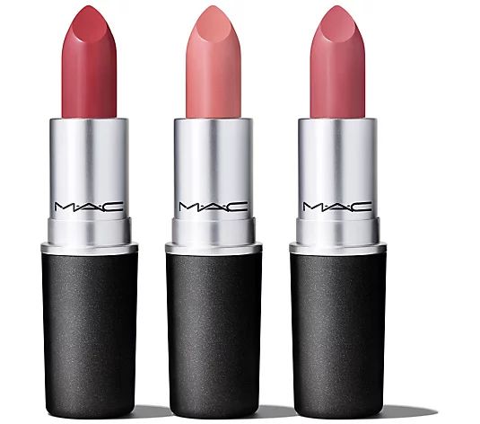 MAC Cosmetics Satin Lipstick Trio - QVC.com | QVC