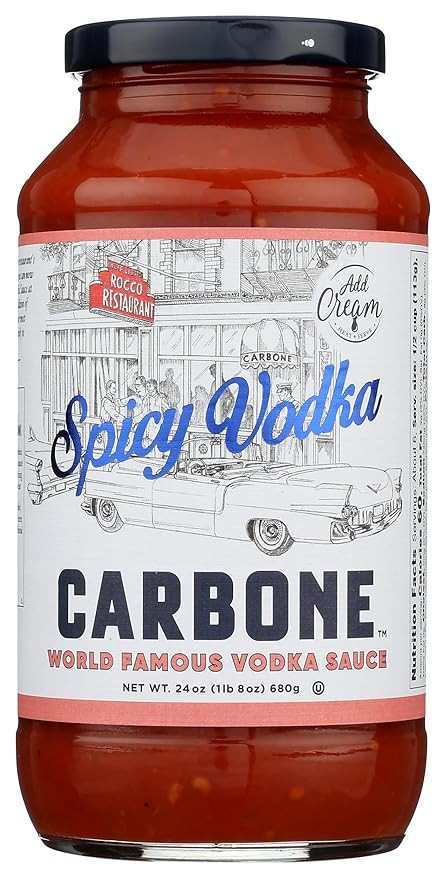 Carbone Spicy Vodka Pasta Sauce | World Famous Signature Recipe | Slow-Cooked with 100% Italian T... | Amazon (US)