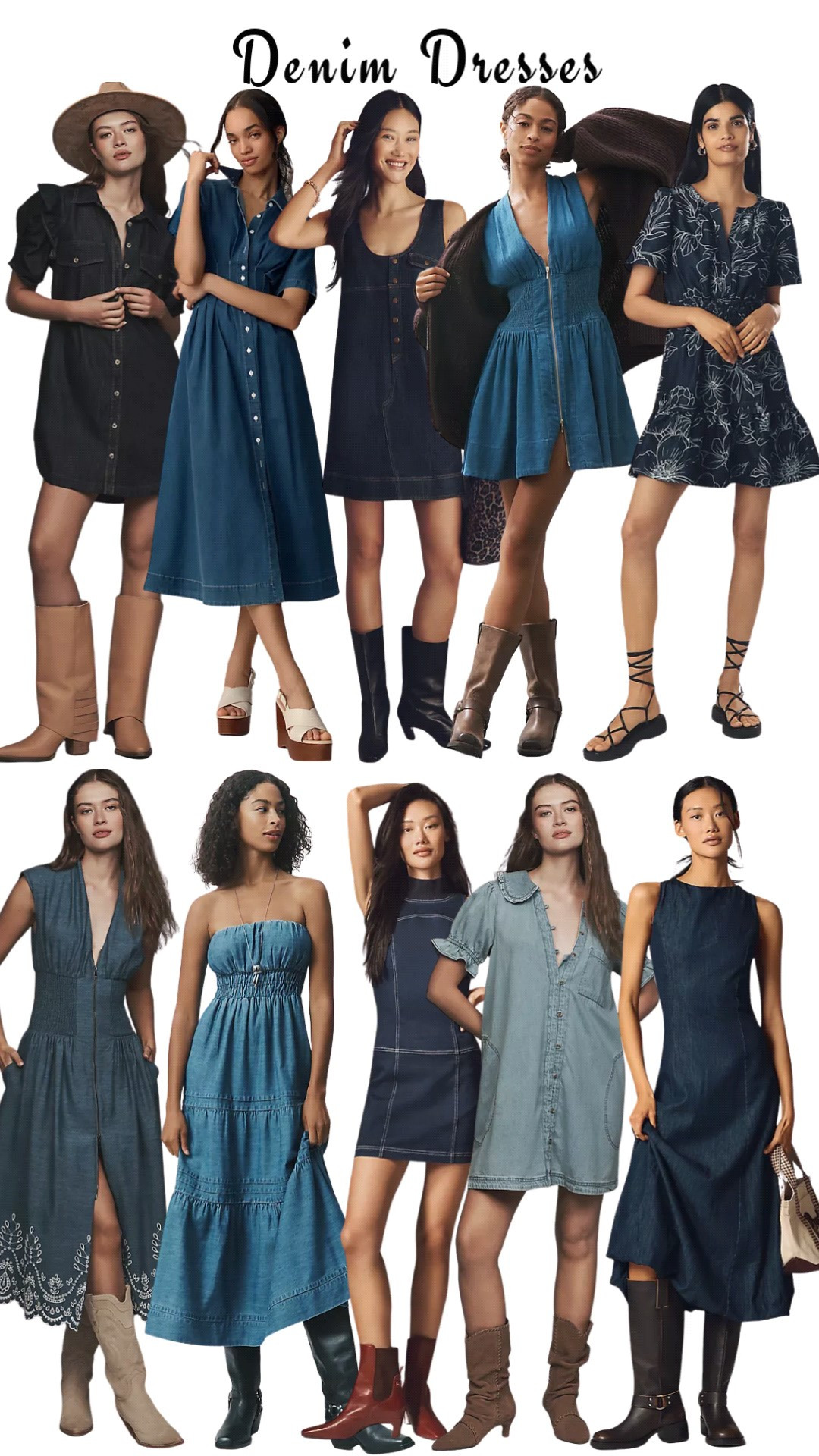 Denim dresses 

#LTKU #LTKSaleAlert #LTKSeasonal