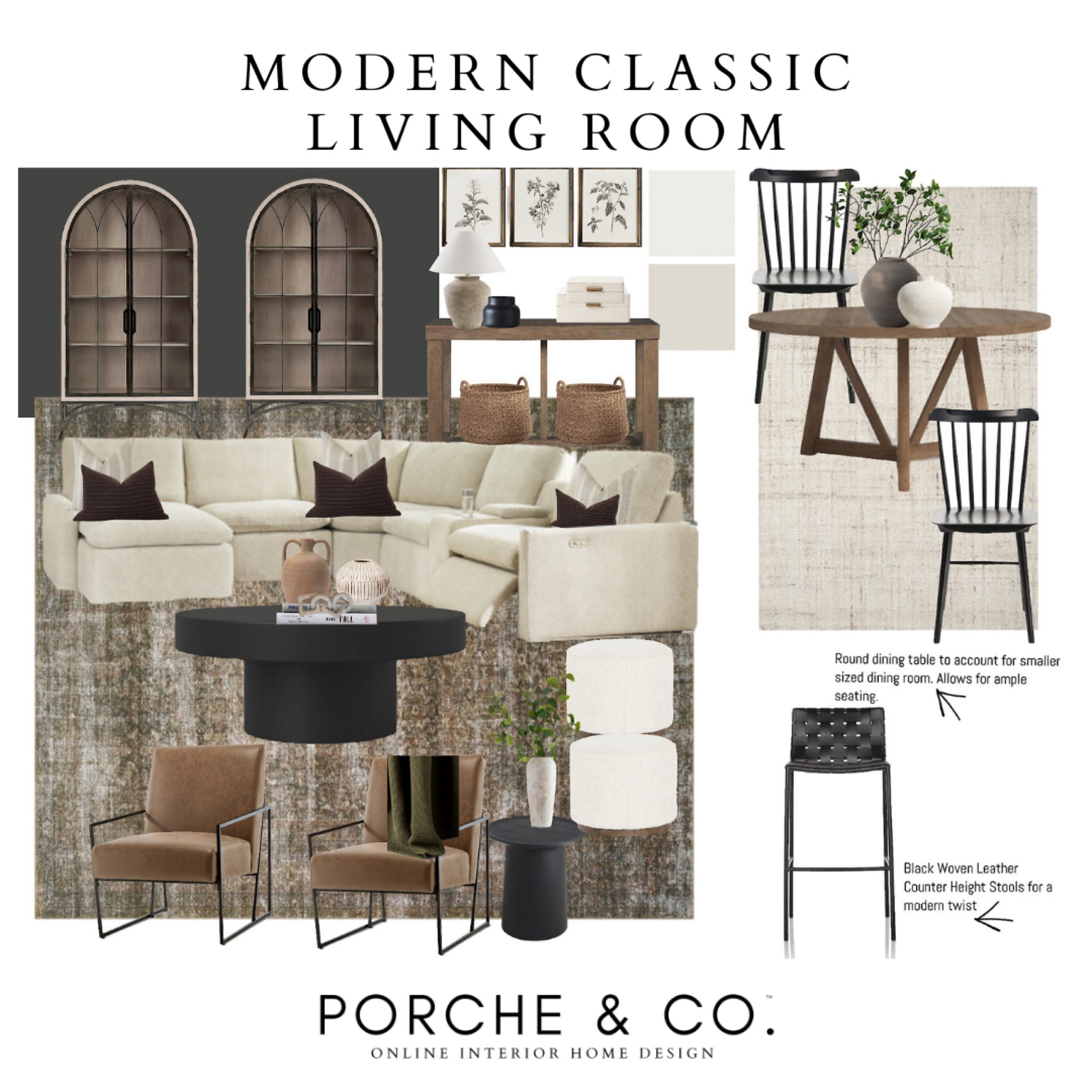 Living room design, living room mood board, living room decor, open concept living, leather chair, dining table, dining room decor, dining room inspo

#LTKhome #LTKstyletip #LTKSeasonal