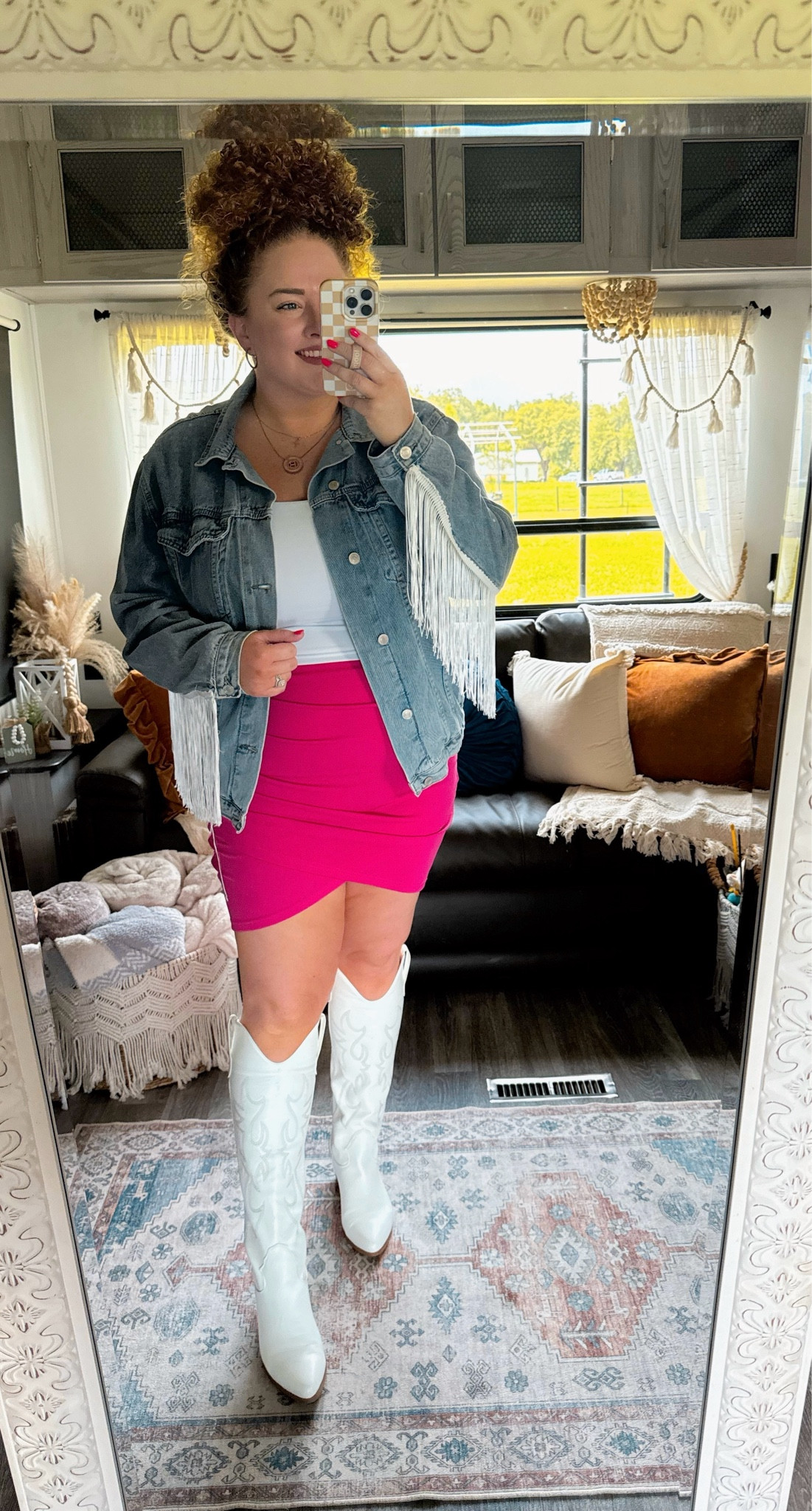 Concert outfit inspo ⚡️🪩🤍concert outfit | concert look | disco cowgirl | Nashville outfit | Nashville bachelorette look | Morgan wallen concert outfit | Taylor swift concert outfit | country concert outfit | western concert outfit | concert season | cowgirl boots | amazon cowboy boots | amazon boots | amazon finds | amazon fashion | amazon outfit | amazon look | amazon concert outfit | amazon concert finds | western concert outfit | western fashion | amazon western fashion | amazon western outfit | pink skirt  | amazon skirt  | amazon pink skirt  | tank top | white tank top | amazon tank top | white cowgirl boots  | amazon white cowgirl boots  

#LTKStyleTip #LTKMidsize #LTKFindsUnder50