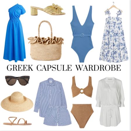 A Greek Capsule Wardrobe 

#LTKtravel #LTKeurope #LTKSeasonal