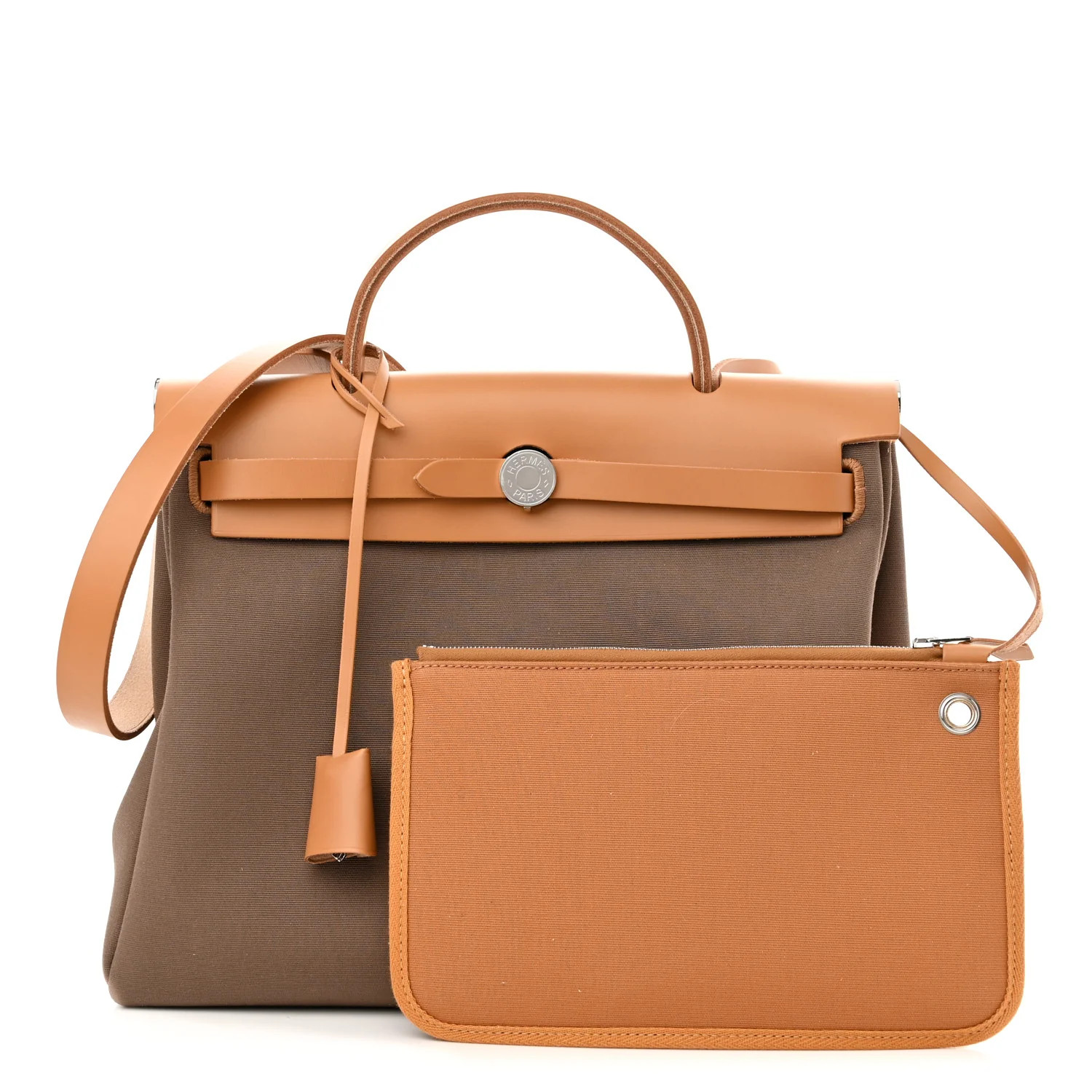 Military Toile Vache Hunter Herbag Zip Retourne 31 PM Etoupe Dune | FASHIONPHILE (US)