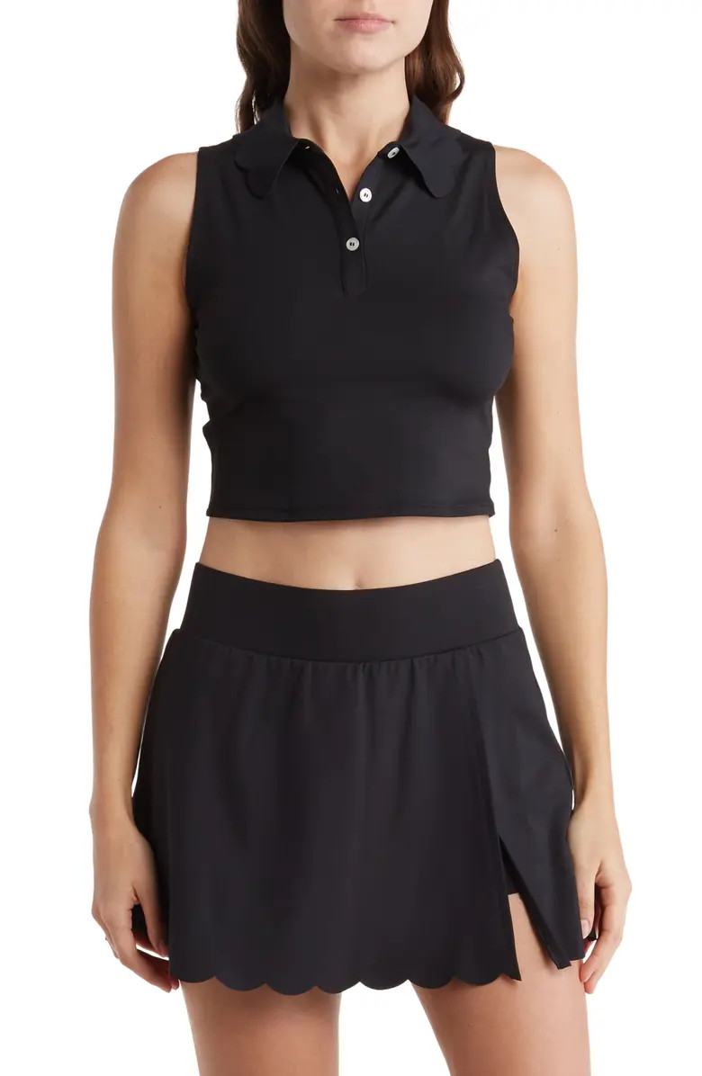 Airlux Crop Polo & Skirt Set | Nordstrom Rack