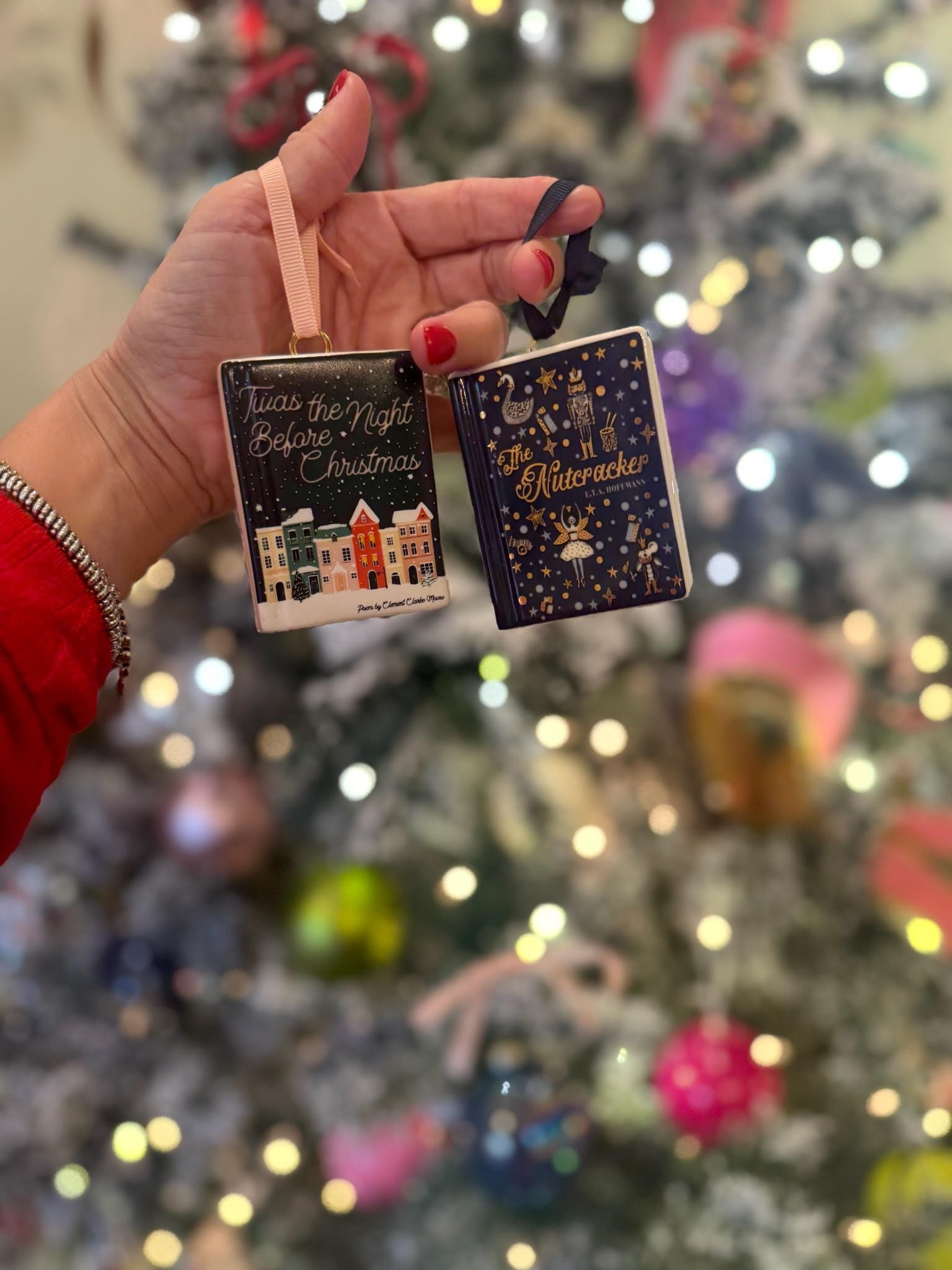 Obsessed with the cute book ornaments!!! 

#LTKFindsUnder50 #LTKHoliday #LTKGiftGuide