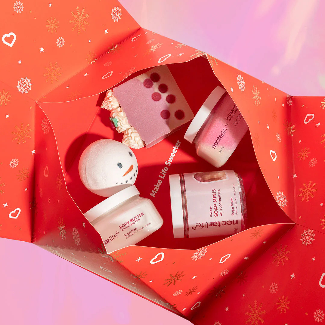 Sugar Plum Holiday Gift Set | Nectar Bath Treats