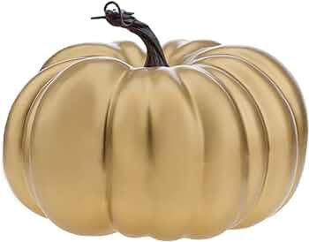 Amazon.com: Kepfire 1 Pcs Simulation Fake Pumpkin Shiny Crack Artificial Realistic Halloween Than... | Amazon (US)