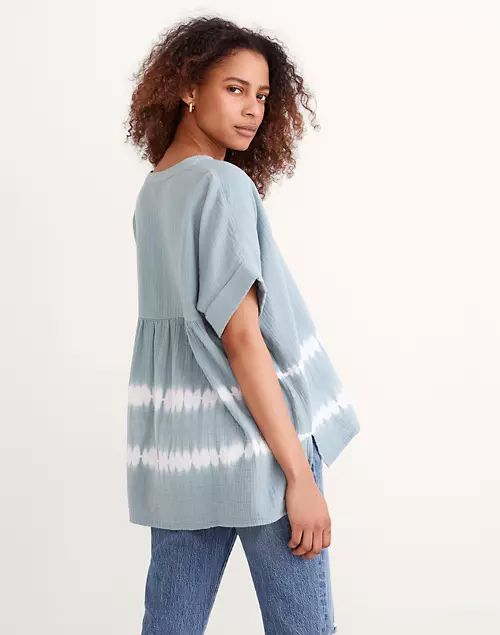 Tie-Dye Lightspun Lakeline Popover Shirt | Madewell