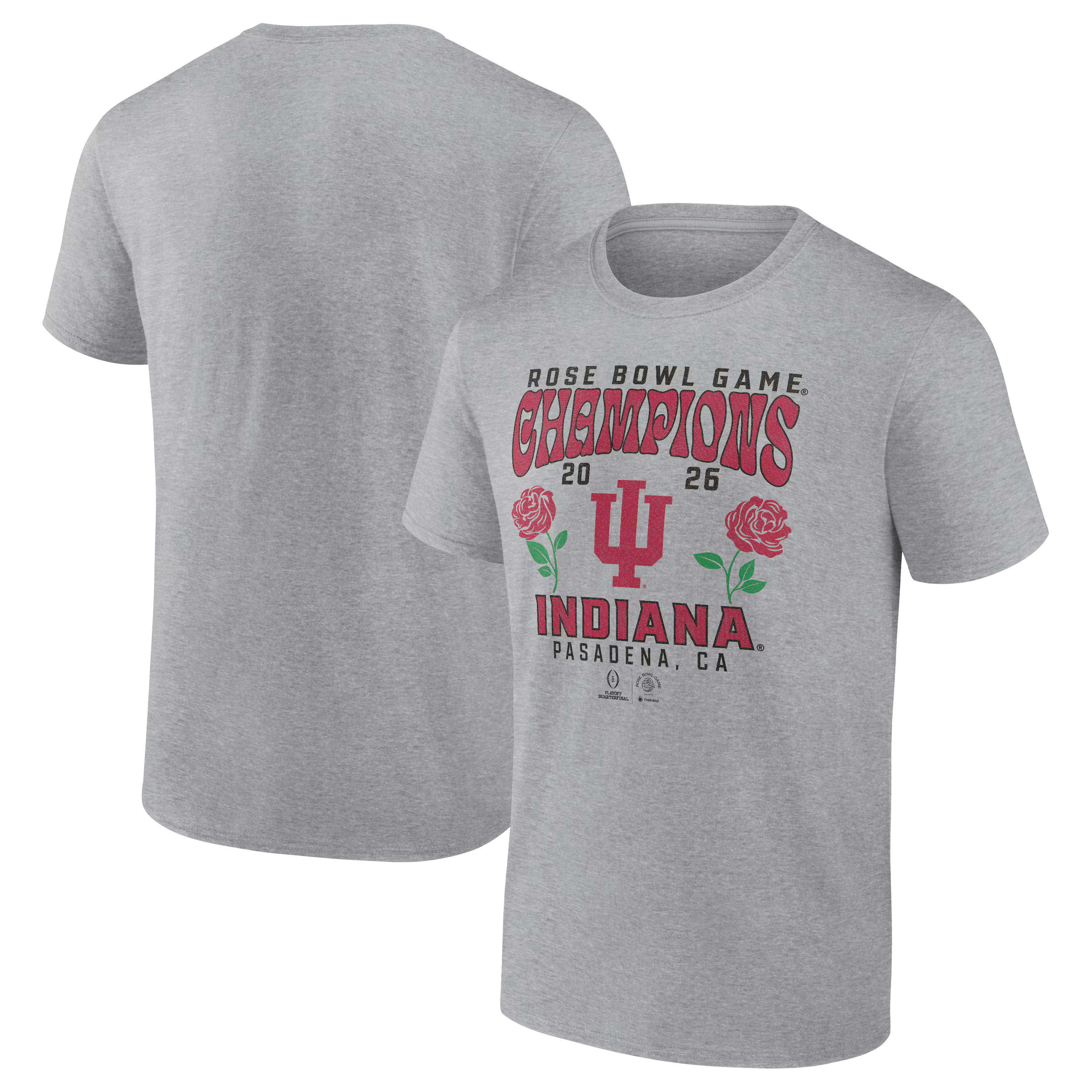 Indiana Hoosiers College Football Playoff 2026 Rose Bowl Champions Hometown Pride T-Shirt - Heath... | Fanatics