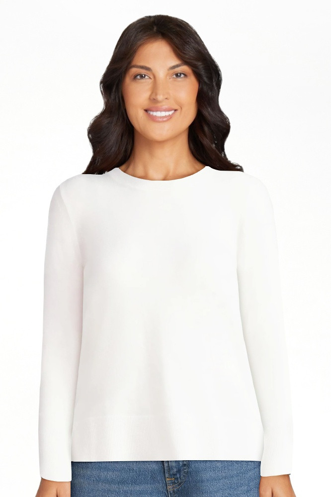 Free Assembly Women's and Women's Plus Cozy Yarn Crewneck Sweater with Long Sleeves. Lightweight,... | Walmart (US)