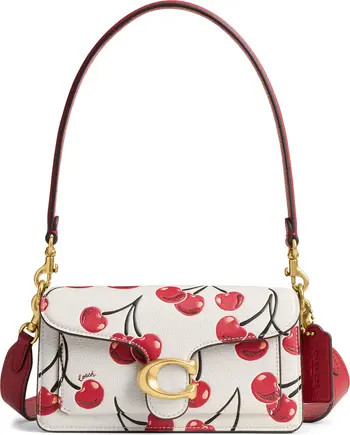 Tabby Cherry Print Leather Crossbody Bag | Nordstrom