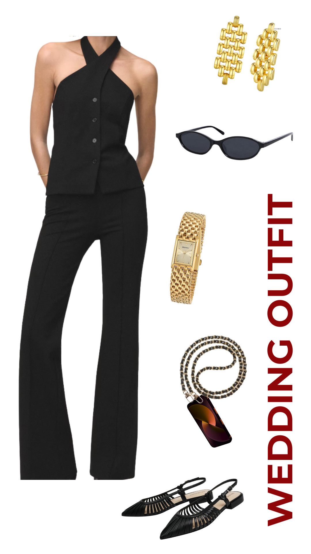 Stylish outfit for wedding photographers or other wedding industry professionals. 

 