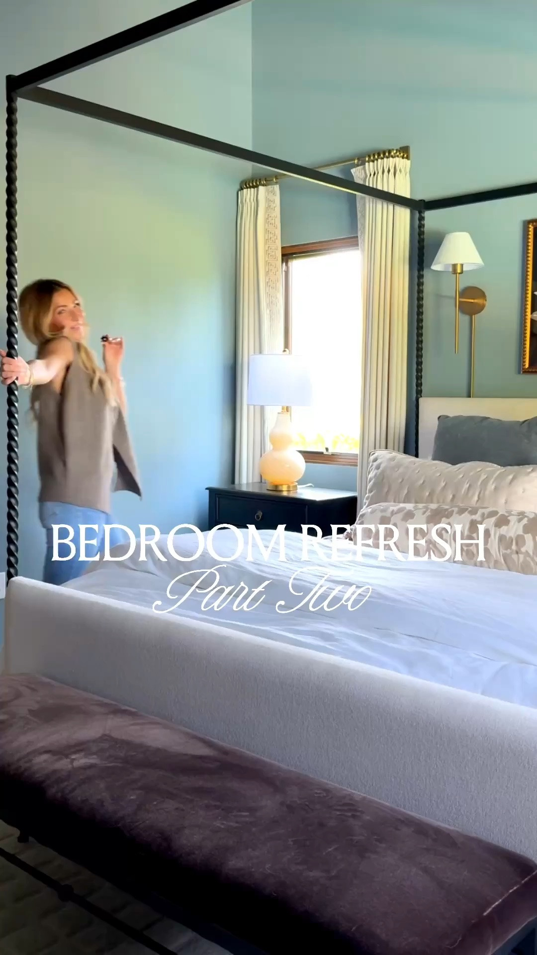 Loving my new bedroom paint color! Excited for my new nightstands to come in very soon! ✨

#LTKHome #LTKdayinmylife