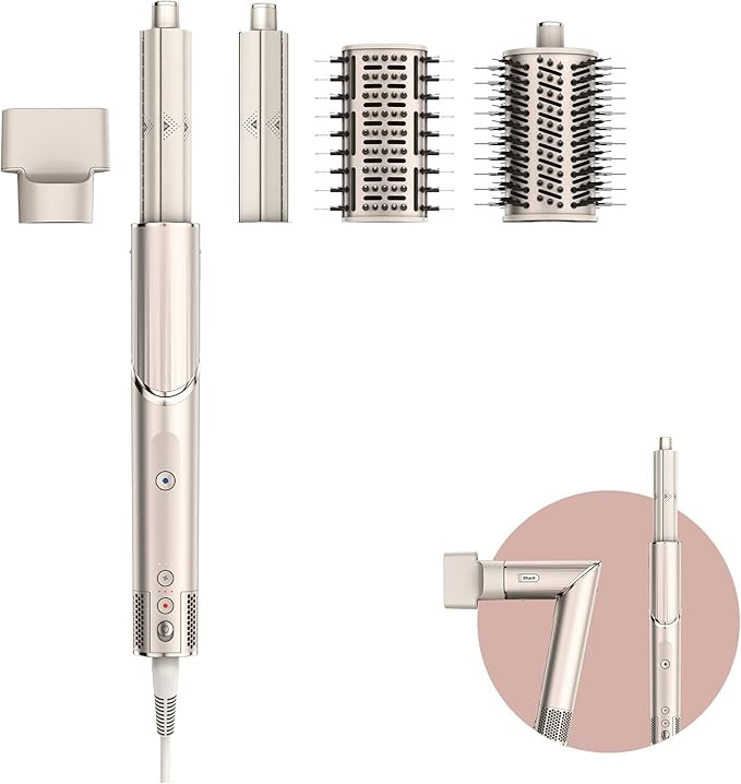 Shark FlexStyle 4-in-1 Air Styler & Hair Dryer for Straight & Wavy Hair: Auto-Wrap Curlers, Paddl... | Amazon (UK)