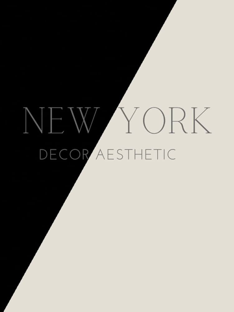 New York Decor Aesthetic: A Decorative Display Hardcover Book | Title Printed On Spine 8.25 x 11 350 | Amazon (US)