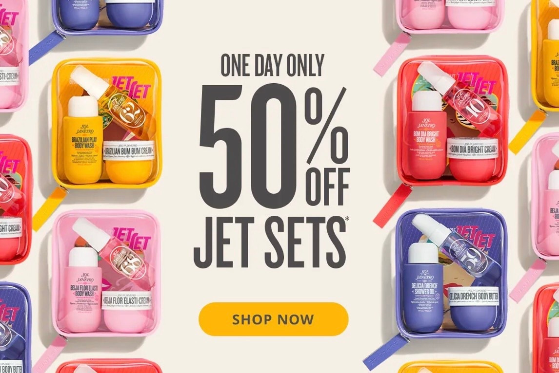 50% off Sol De Janerio Jet Sets today only! 

#LTKselfcare #LTKSaleAlert #LTKBeauty