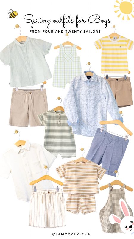 Sharing the cutest Spring outfits for boys! All from the cutest shop - @FourAndTwentySailors

#LTKkids #LTKfamily #LTKSeasonal