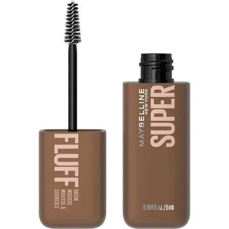Maybelline Superfluff Volumizing Eyebrow Gel Mousse, Soft Brown, 0.17 fl oz | Walmart (US)