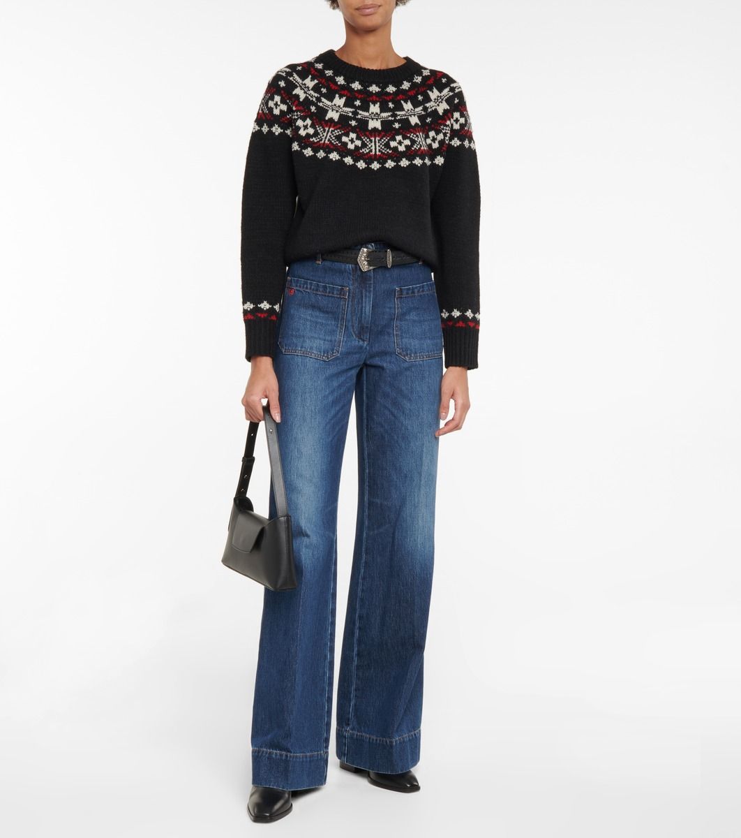 Fair Isle wool-blend sweater | Mytheresa (US/CA)