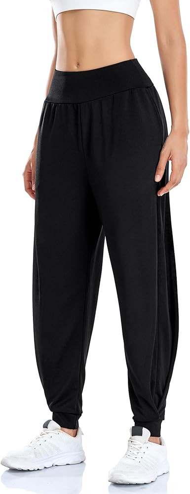 Annenmy Sweatpants for Women, High Waisted Yoga Jogger Pants Loose Fit Lounge Pants Ladies Sweat ... | Amazon (US)