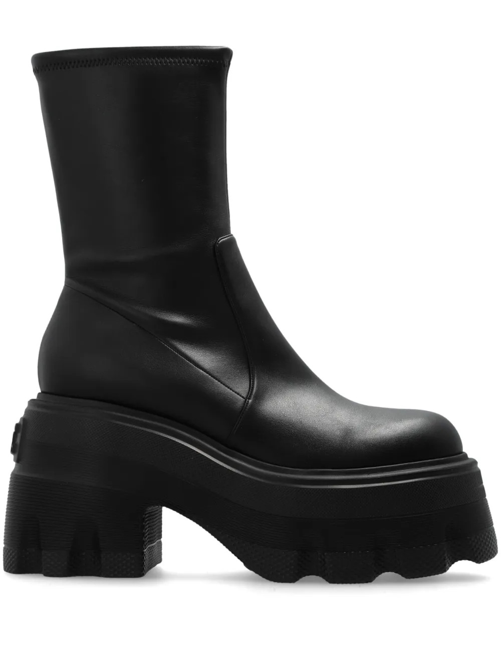 Casadei Platform Anklee Boots | Black | FARFETCH | Farfetch Global
