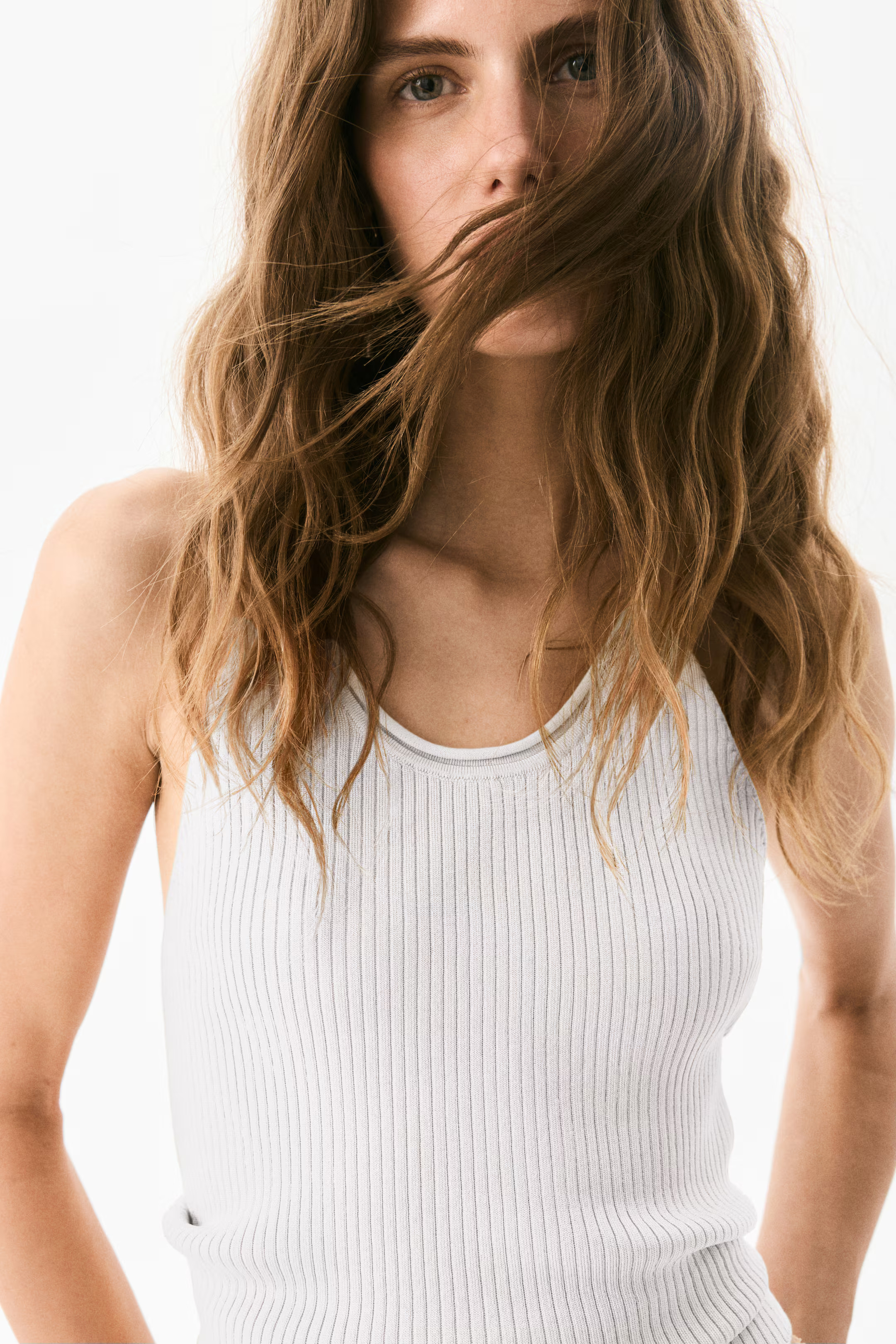 Rib-knit vest top | H&M (US + CA)