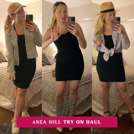 I picked out some spring favorites from Anea Hill and couldn’t wait to share with a little try on haul! They have some amazing elevated everyday staples that can be styled so many ways and I can’t wait until it warms up to wear them more! 

spring - summer / travel - jumper - boho - rhinestone cowboy boots - casual outfits - coastal outfits

#LTKSeasonal#LTKstyletip#LTKunder100
