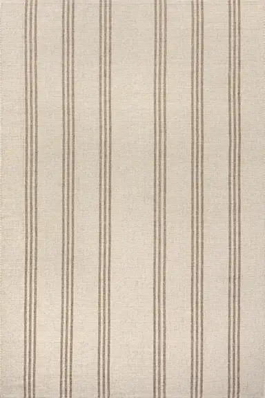 Color: IvoryHawthorn Striped Wool Rug | Ivory Ivory swatchHawthorn Striped Wool Rug | Olive Green... | Rugs USA