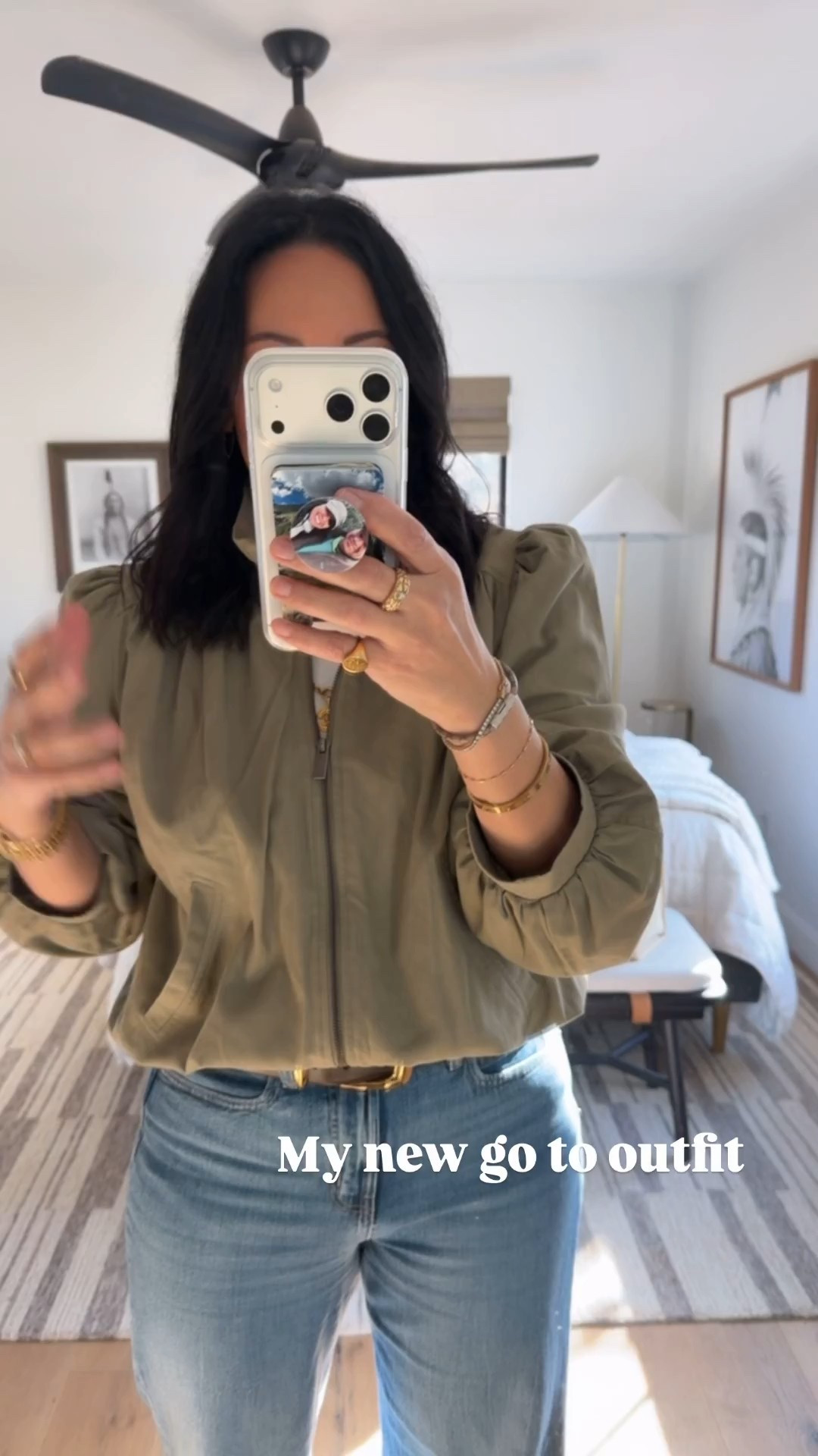 Jacket size large (I could have done a medium), t-shirt size large, jeans size 8 (size down if you are between sizes), shoes fit tts (I’m a 9.5/10 and did a 9.5). 




#LTKootd #LTKMidsize #LTKSaleAlert