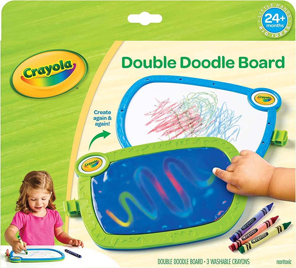 My First Crayola Double Doodle Board, Drawing Tablet, Toddler Toy, Gift | Amazon (US)