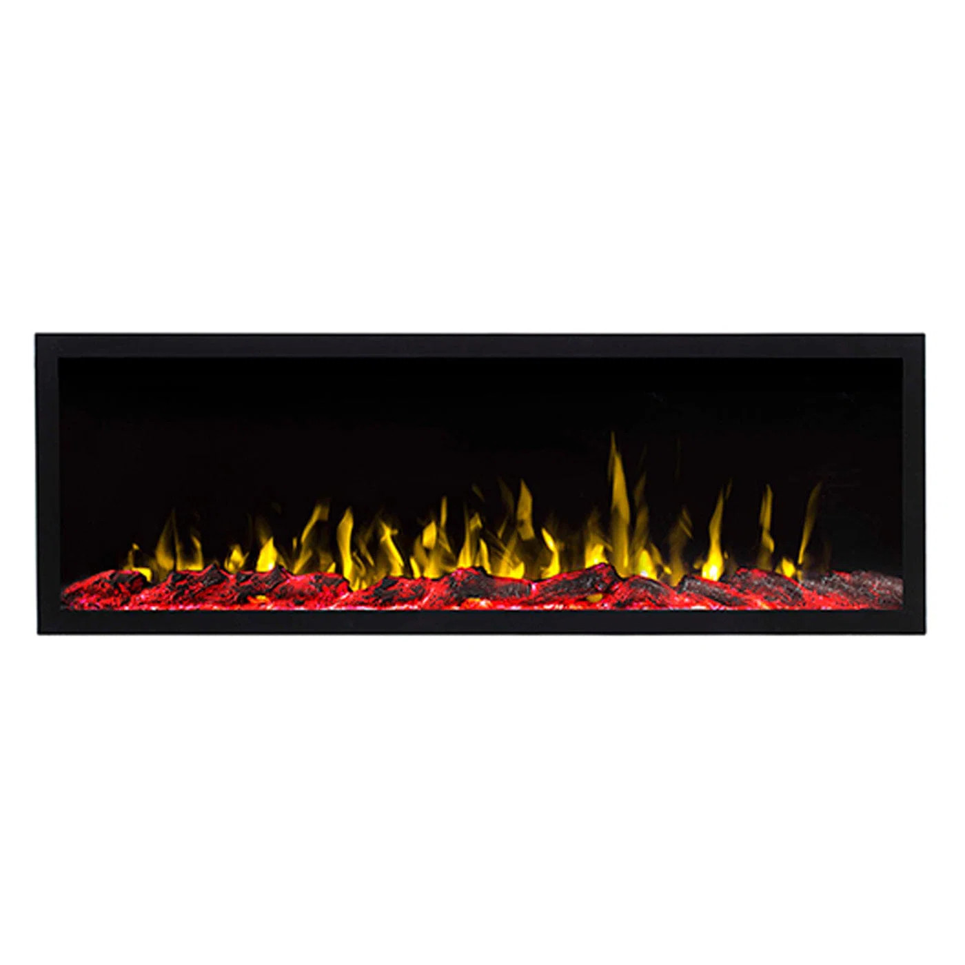 The Sideline Elite Outdoor/Indoor 60-inch Recessed/Wall Mounted Smart Electric Fireplace (No Heat... | Wayfair North America