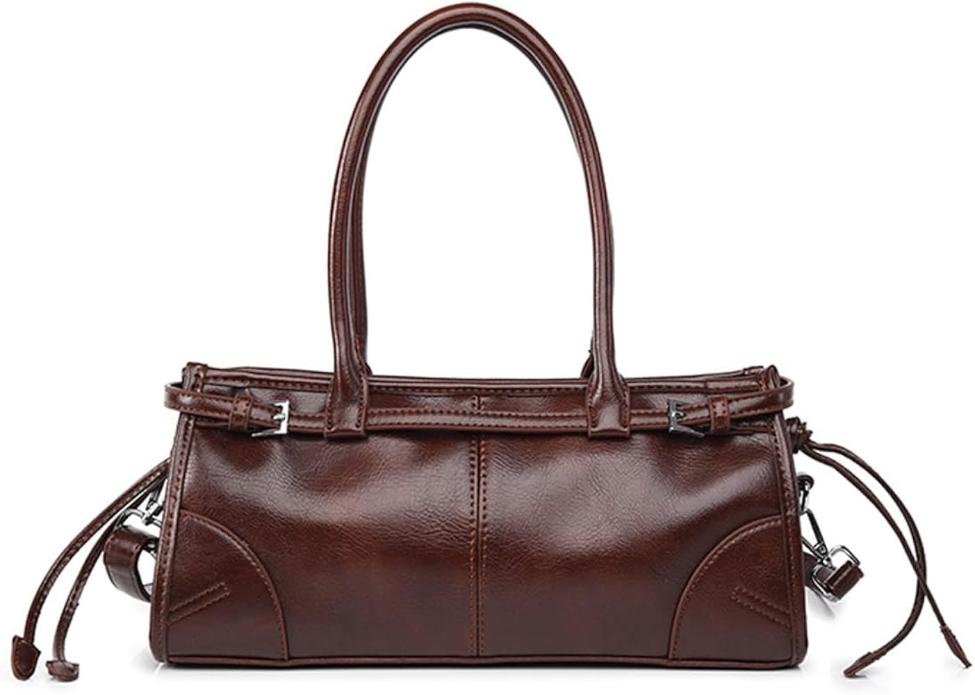 Shoulder Bags for Women Women's Crossbody Bag Soft Faux Leather Zipper Closure Detachable Long St... | Amazon (US)