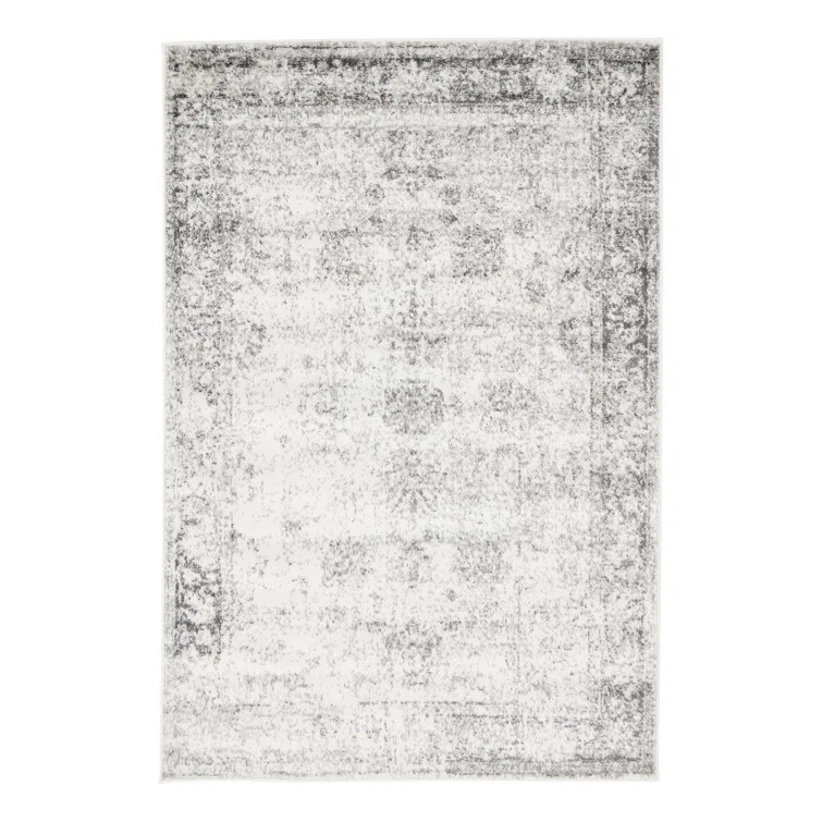Brandt Power Loom Performance Beige/Gray Rug | Wayfair North America