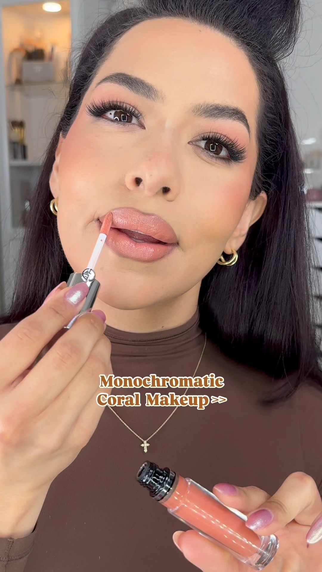 Monochromatic coral makeup 🍑☀️

#LTKBeauty #LTKSeasonal #LTKSummerEdit