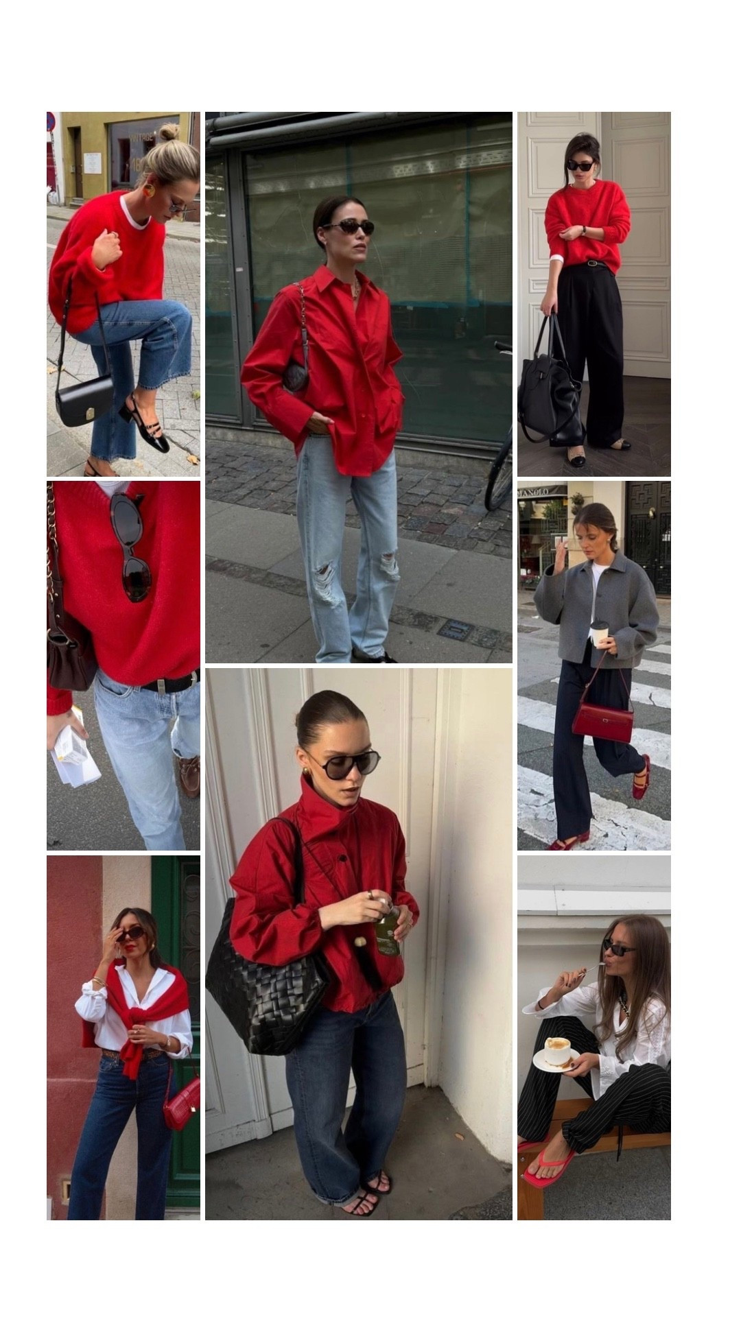 Pops of red ❤️
The easiest way to elevate a simple outfit. Choose a shoe, bag, jumper draped over the shoulders or a bright technical jacket x

#LTKuk #LTKspring #LTKstyletip