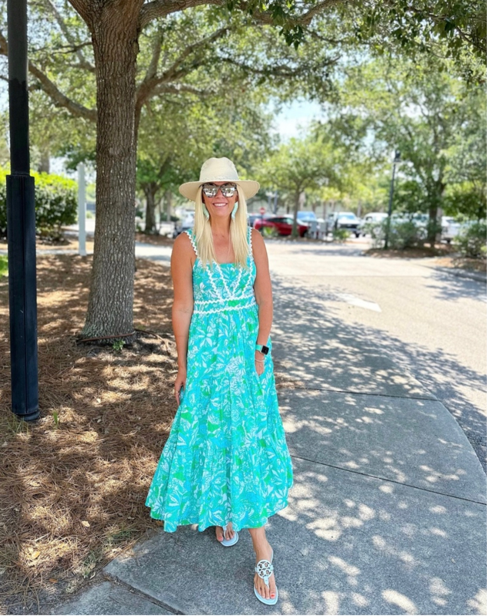 lane bryant striped maxi dress A-Line Casual Striped Maxi Dress with Shoulder Ties Khaki / Small