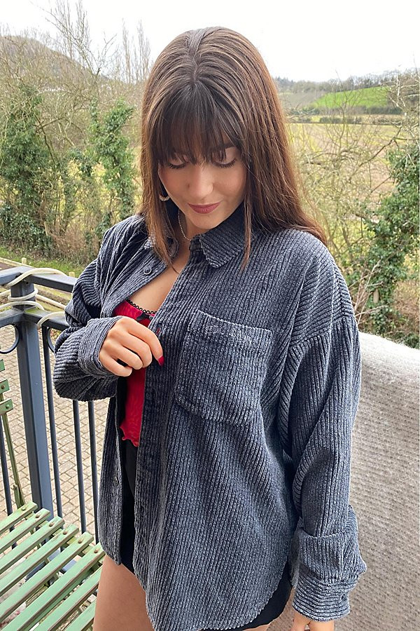 UO Chunky Corduroy Shirt Jacket | Urban Outfitters (US and RoW)