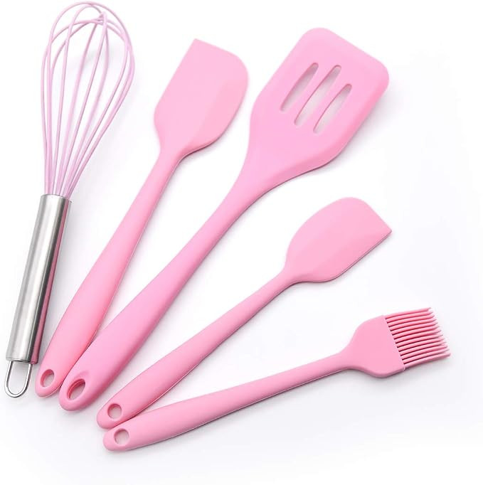 Silicone Cooking Utensil Set- Silicone Spatula Set Kitchen Utensil Set -Silicone Kitchenware Uten... | Amazon (US)