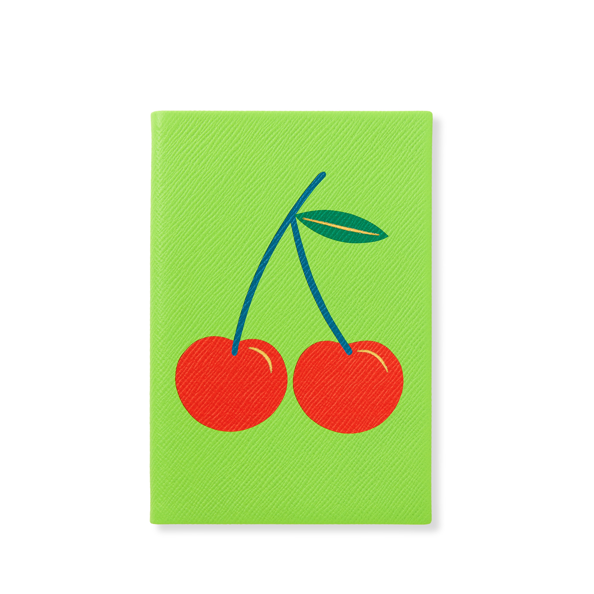 Chelsea Charm Cherry Notebook in Panama | Smythson