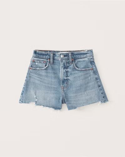 90s High Rise Cutoff Shorts | Jean Shorts | Abercrombie & Fitch (US)
