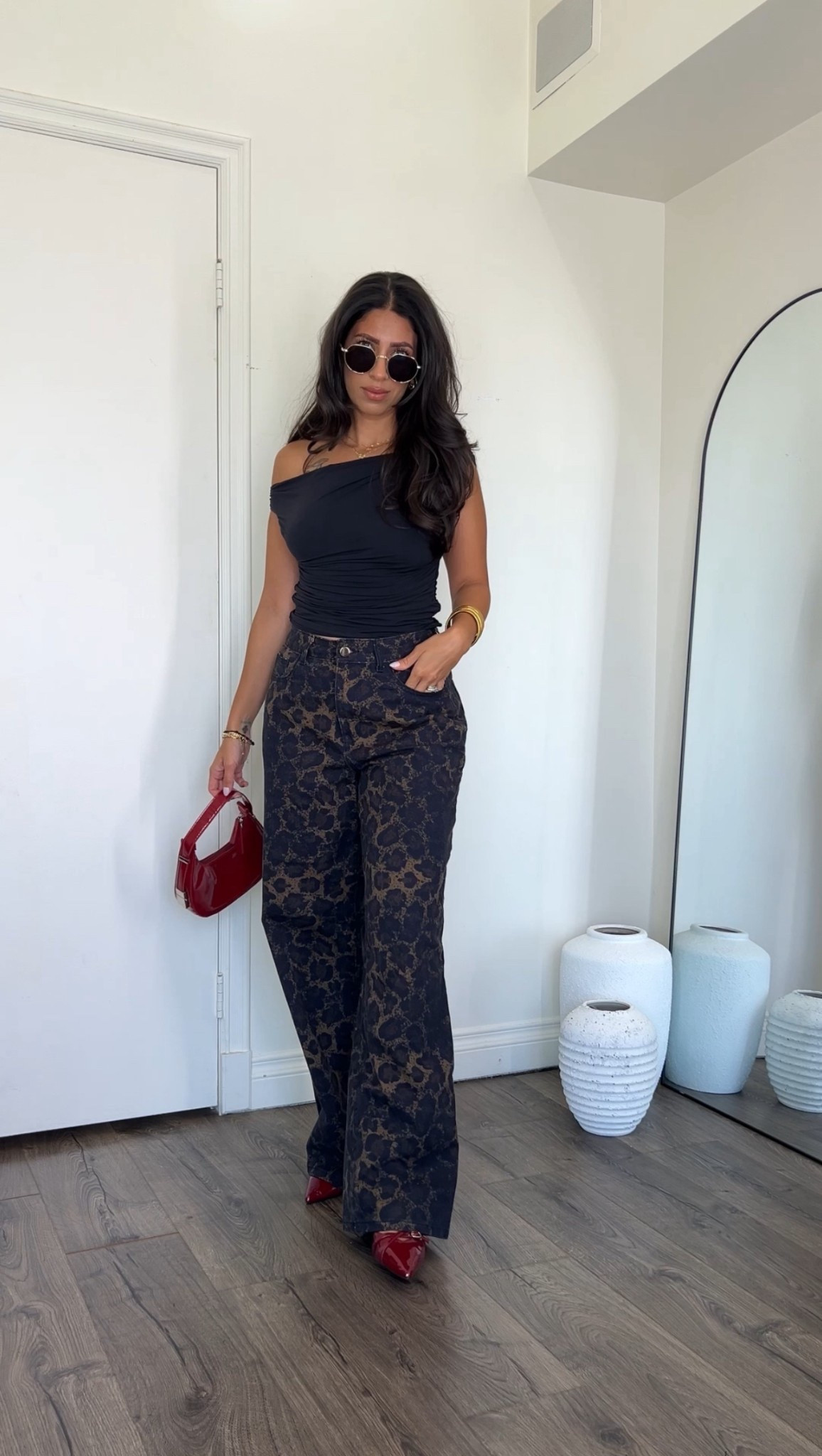 Prefall Amazon outfit idea 
Medium in leopard jeans
Small in top

#LTKFindsUnder50 #LTKStyleTip #LTKMidsize