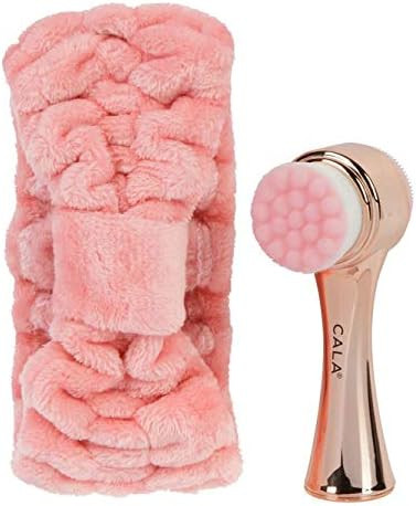 Cala Goal To Glow Dual Action Facial Brush & Headband Set (Rose Gold) | Amazon (US)