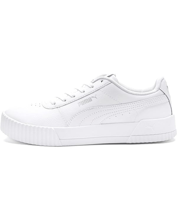 PUMA womens Carina Leather Sneaker | Amazon (US)