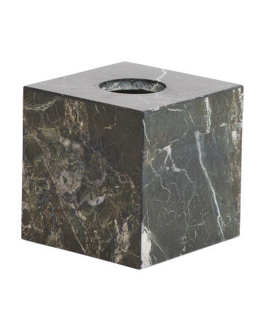 Marble Tissue Box Holder | TJ Maxx
