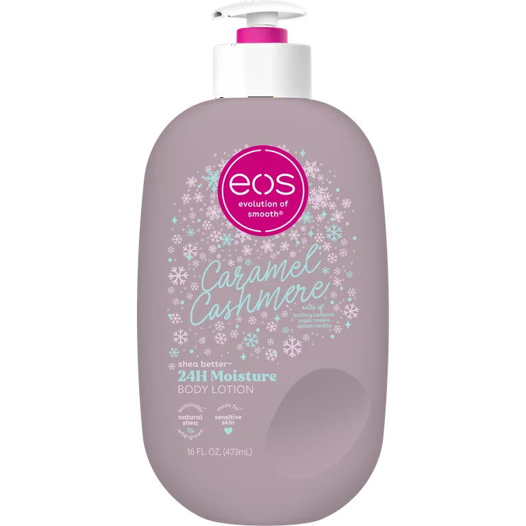 eos Shea Better 24H Moisture Body Lotion, Caramel Cashmere, 16 fl oz | Walmart (US)