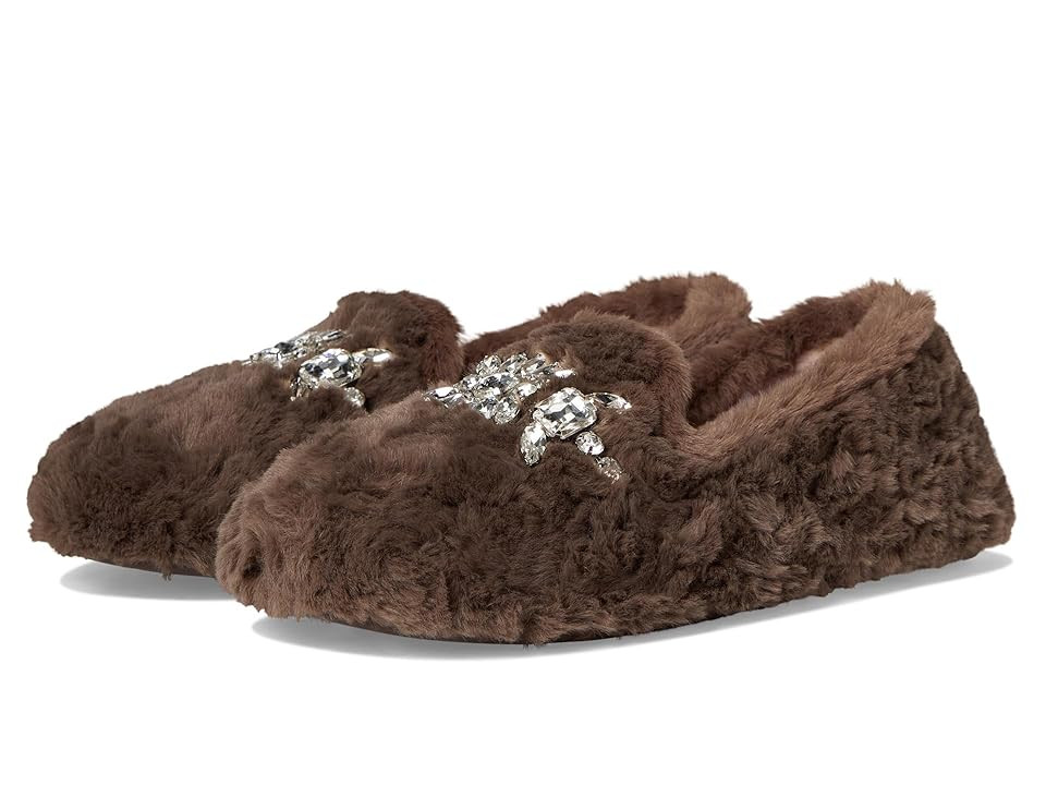 Free People Slumber Party Loafer Slippers Women's Slippers Chocolate : EU 37 (US Women's 7) M, Faux Fur | Zappos
