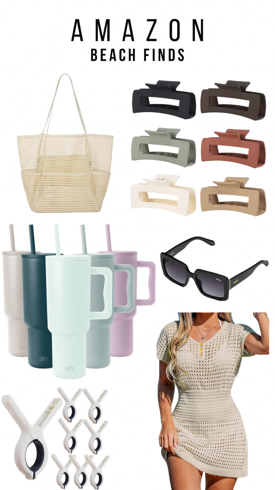 Must haves for the beach☀️

#LTKunder50 #LTKSeasonal #LTKswim