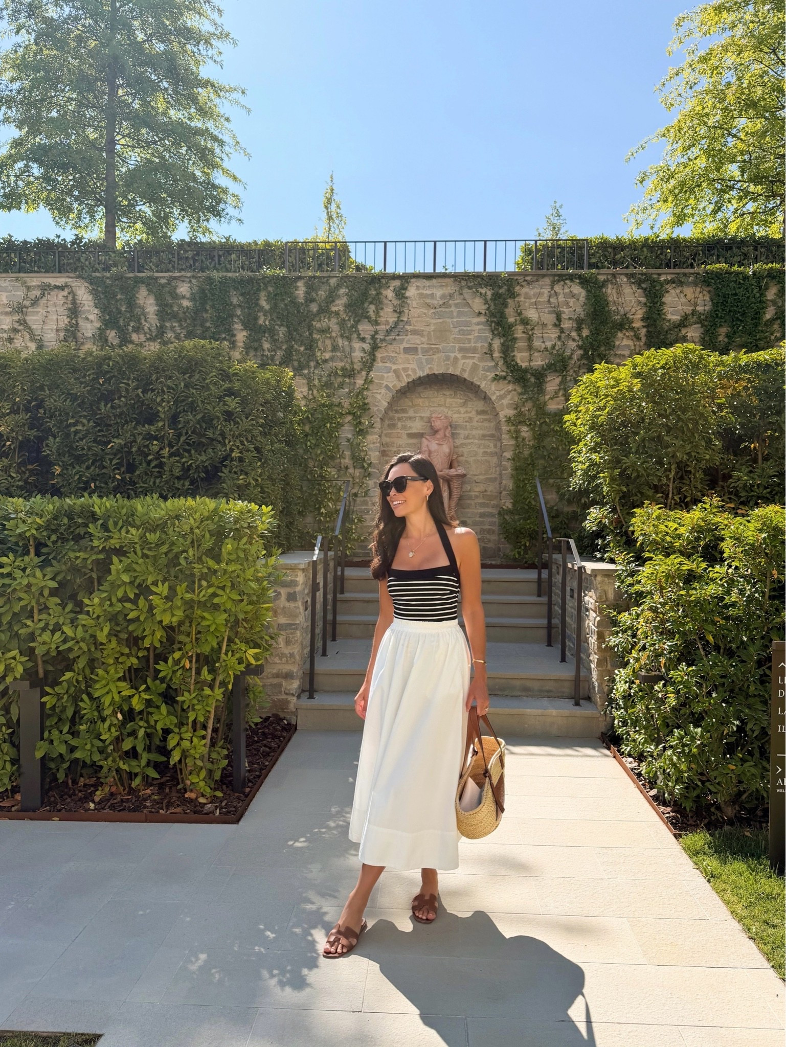 White skirt and stripe top in Florence.

#LTKootd #LTKSeasonal #LTKTravel