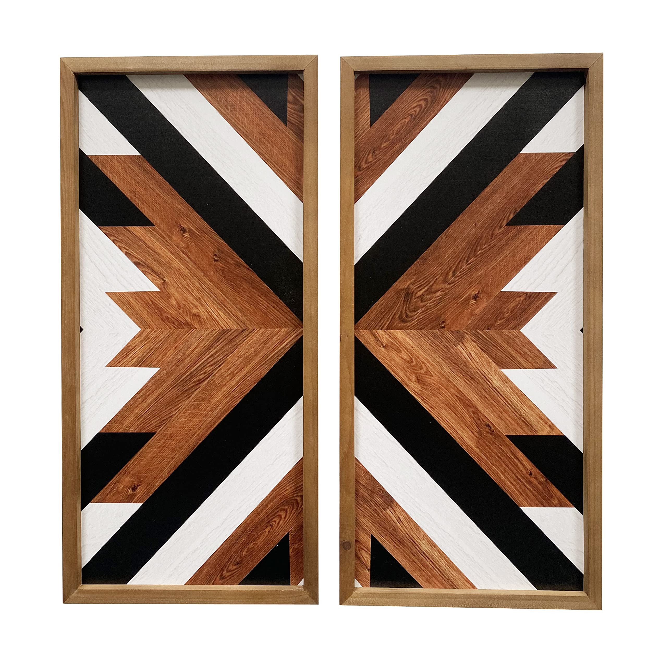 Western Aztec Wall Decor, Wood Southwestern Wall Art, Native American Navajo Tribal Boho Modern H... | Amazon (US)